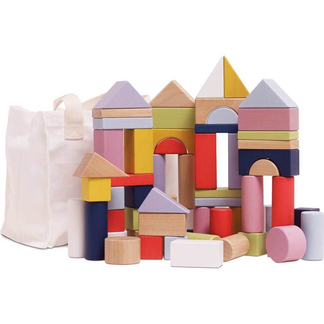 Building Blocks & Bag,  60 pieces - Blocks - 7