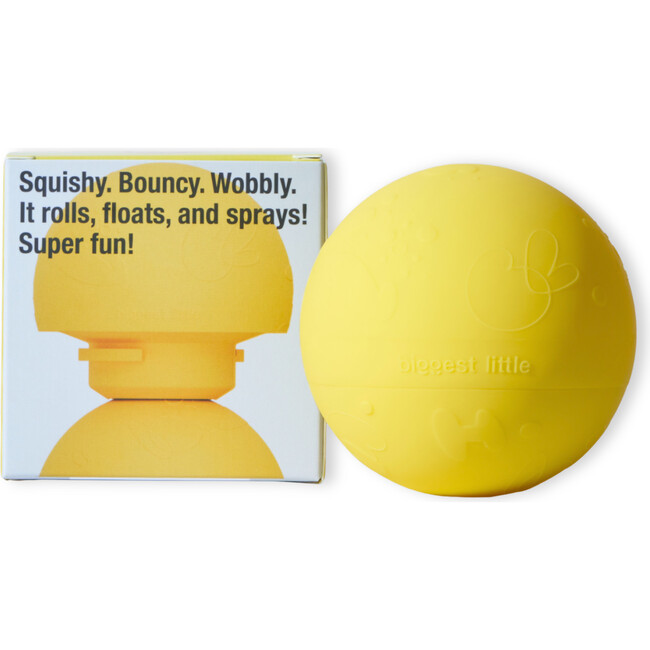 All-in-One Baby Ball for Sensory Bath & Play, Yellow