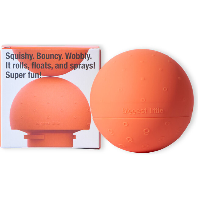 All-in-One Baby Ball for Sensory Bath & Play, Orange