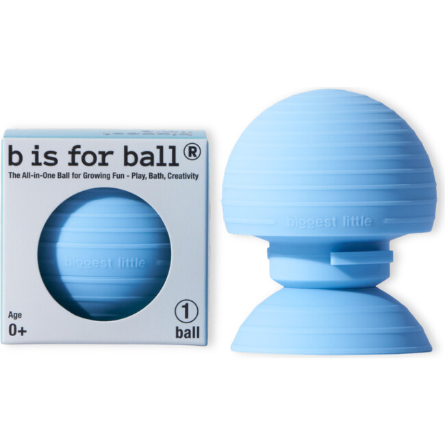 All-in-One Baby Ball for Sensory Bath & Play, Blue