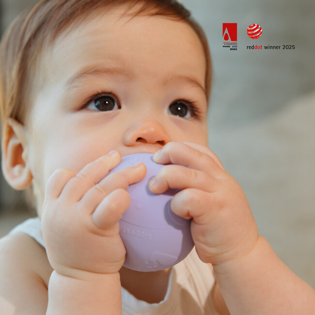 All-in-One Baby Ball for Sensory Bath & Play, Lilac - Developmental Toys - 2