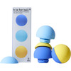 All-in-One Baby Ball Gift Set for Sensory Bath & Play, Yellow/Navy/Blue - Developmental Toys - 1 - thumbnail