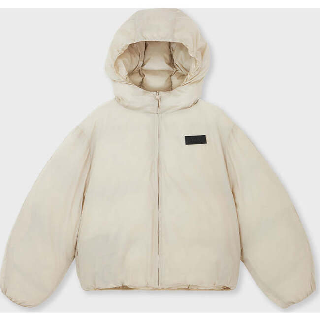 Recycled Nylon Reversible Puffer, Stone