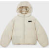 Recycled Nylon Reversible Puffer, Stone - Jackets - 1 - thumbnail