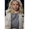 Recycled Nylon Reversible Puffer, Stone - Jackets - 2
