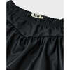 Faux Leather Skort, Black - Skirts - 4