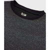 Cropped Glitter Ribbed T-Shirt, Silver - T-Shirts - 3