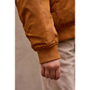 Padded Bomber Jacket With Removable Hood, Sudan Brown - Jackets - 5