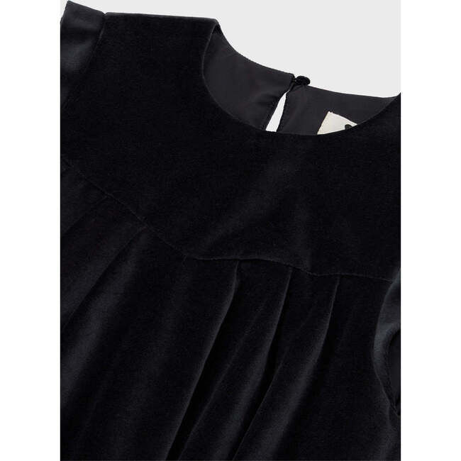 Cotton Velvet Jumpsuit, Black - Jumpsuits - 4