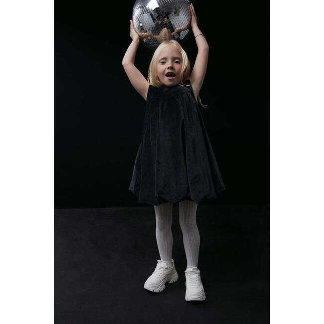 Balloon Dress, Black - Dresses - 2