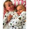 The Organic Long Sleeve Pajama Set, Spooky Skeletons - Pajamas - 2