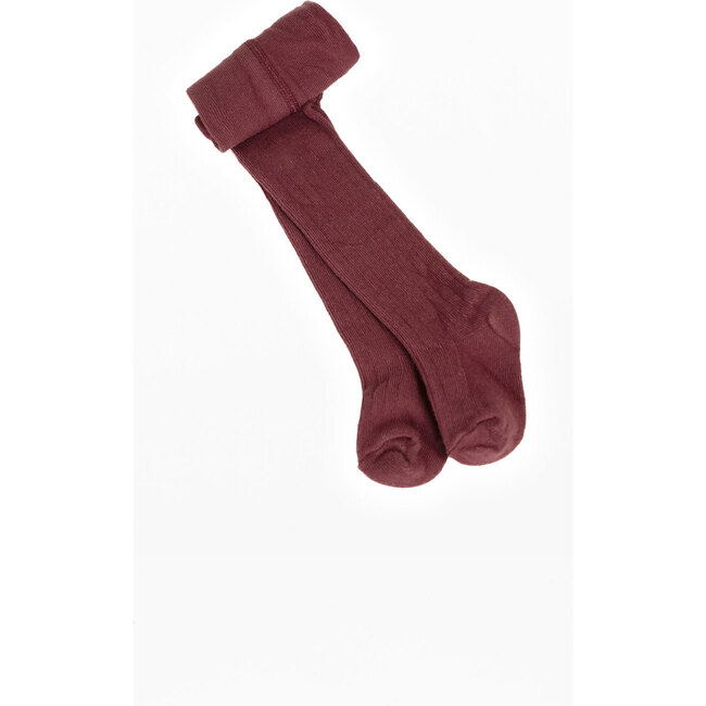 Tights, Burgundy