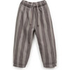 Striped Sweatpant, Grey - Pants - 1 - thumbnail