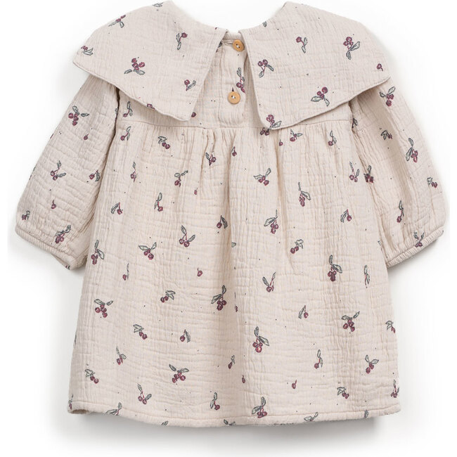 Woven Collared Dress, Cream - Dresses - 2
