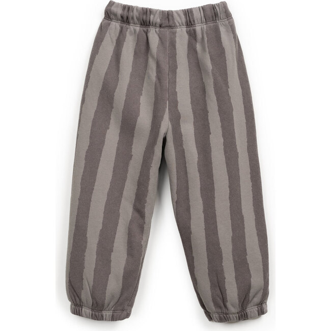 Striped Sweatpant, Grey - Pants - 2