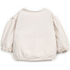 Smiling Heart Long Sleeve T-Shirt, Cream - T-Shirts - 2