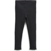 Ribbed Leggings, Charcoal - Leggings - 2