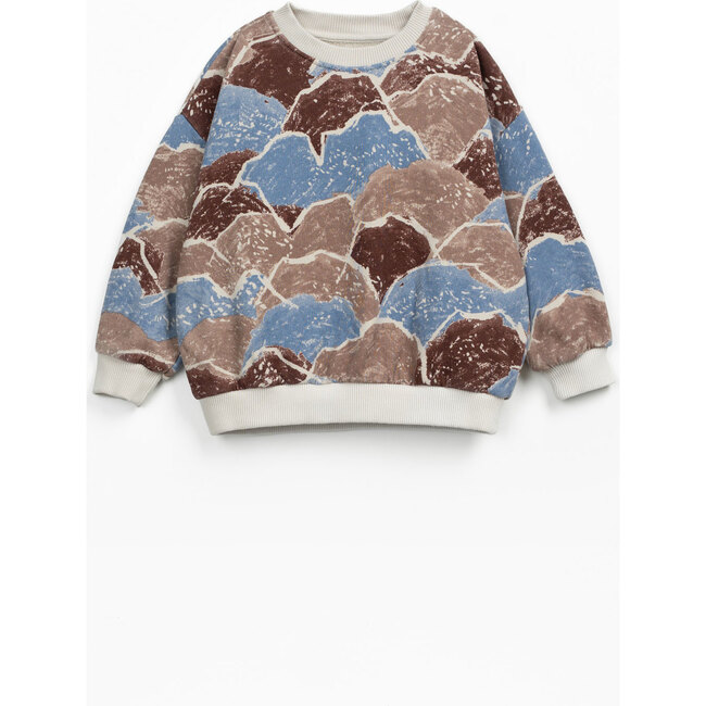 Mountain Print Sweatshirt, Multi