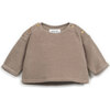 Polar Fleece Sweater, Tan - Sweaters - 1 - thumbnail