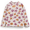Ribbed Floral Print Long Sleeve, Florals - T-Shirts - 2