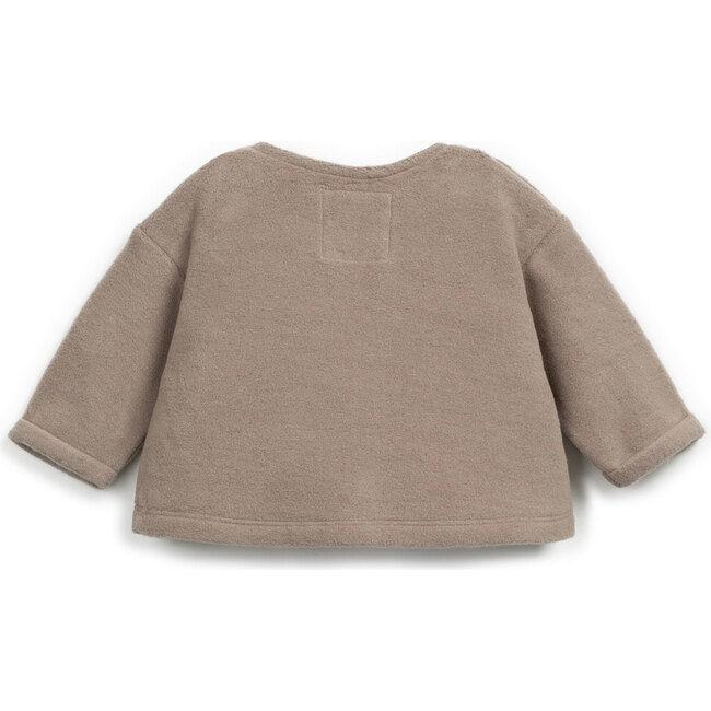 Polar Fleece Sweater, Tan - Sweaters - 2