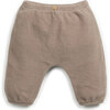 Polar Fleece Pants, Tan - Pants - 1 - thumbnail