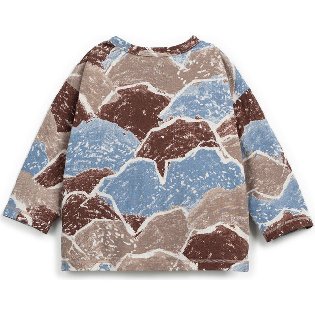 Moutain Print Long Sleeve T-Shirt , Prints - T-Shirts - 2