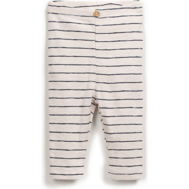 Leggings, Charcoal Stripes
