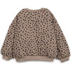 Leopard Jersey Sweatshirt, Tan - Sweaters - 2