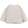 Long Sleeve Tee, Charcoal Stripes - T-Shirts - 2