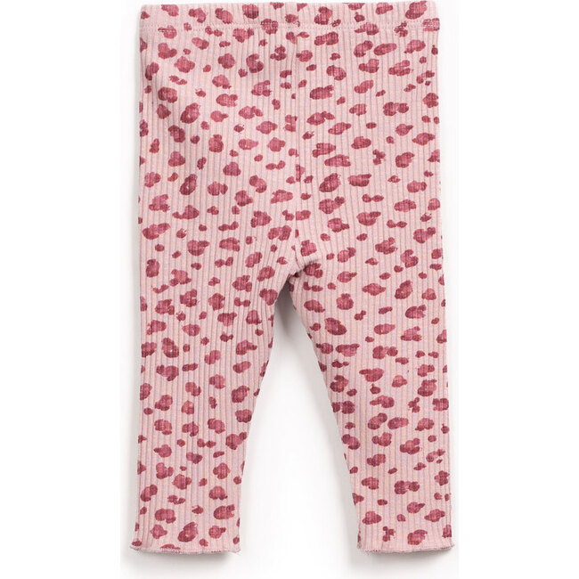 Leopard Print Legging, Pink - Leggings - 2