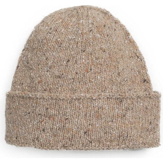 Knitted Beanie, Tan