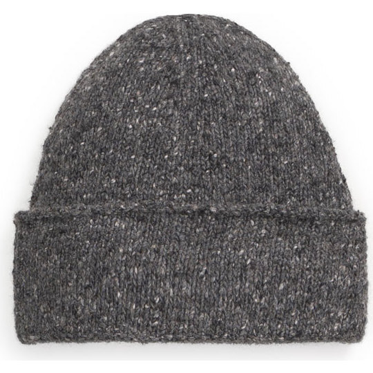 Knitted Beanie, Charcoal