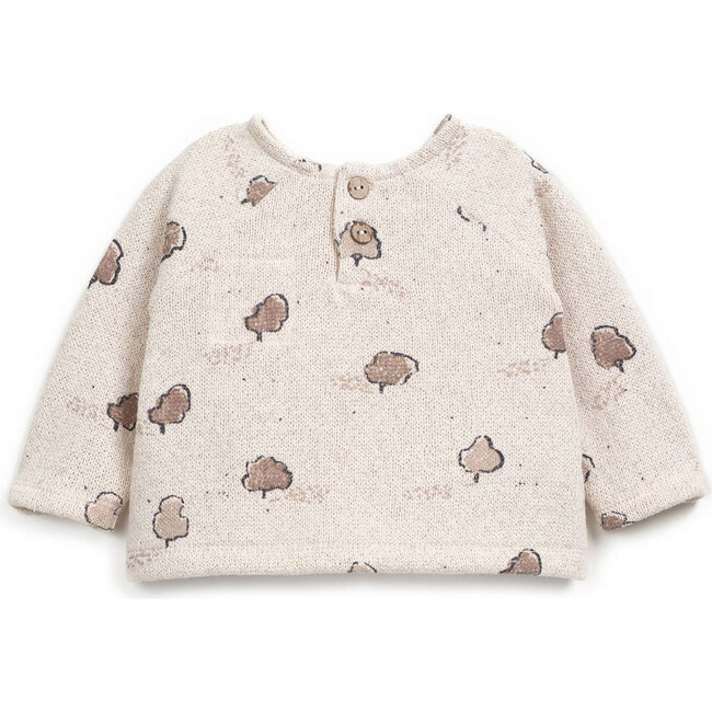 Jersey Sweater, Tree Print - Sweaters - 2