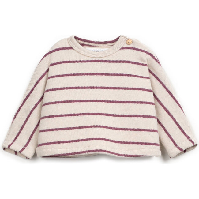Jersey Sweater, Raspberry Stripes