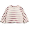 Jersey Sweater, Raspberry Stripes - Sweaters - 1 - thumbnail