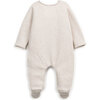 Kimono Jersey Footie, Cream - Jumpsuits - 3