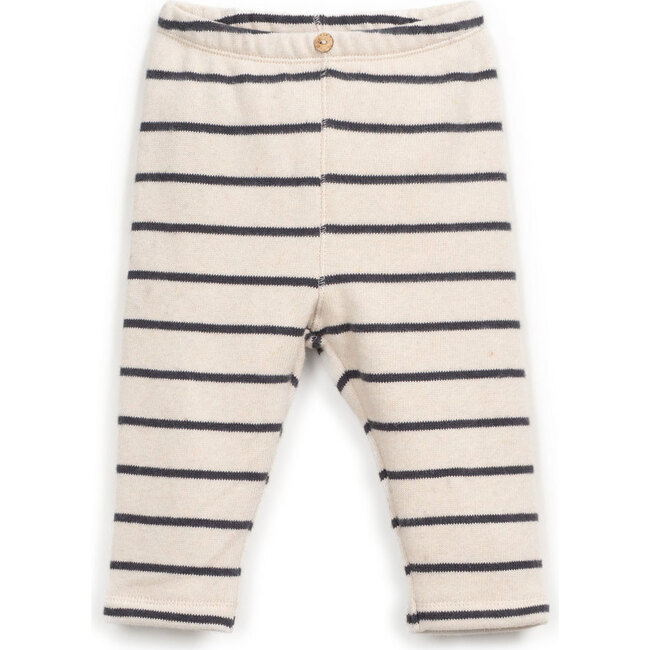 Jersey Stripe Legging, Charcoal Stripes