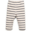 Jersey Stripe Legging, Charcoal Stripes - Leggings - 2