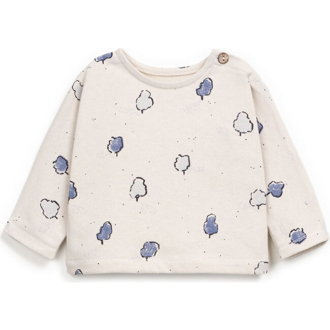 Jersey Long Sleeve, Tree Print
