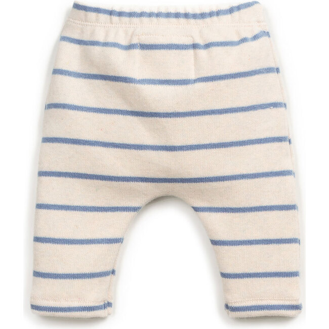 Jersey Leggings, Blue Stripes - Leggings - 2