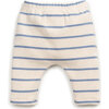 Jersey Leggings, Blue Stripes - Leggings - 2