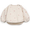 Jersey Curved Hem Sweater, Cream - Sweaters - 1 - thumbnail