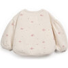 Jersey Curved Hem Sweater, Cream - Sweaters - 2