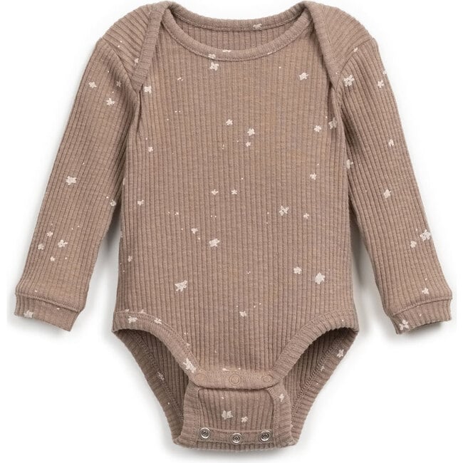 Ribbed Onesie, Tan