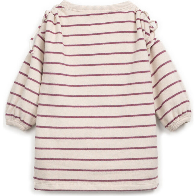 Jersey Dress, Raspberry Stripes - Dresses - 4
