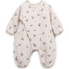 Gauze Kimono Jumpsuit, Floral Print - Jumpsuits - 1 - thumbnail