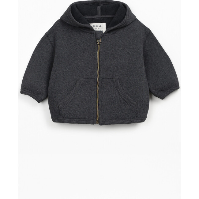Fleece Zip Up Jacket, Grey