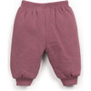 Fleece Sweatpant, Burgundy - Pants - 2