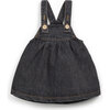 Denim Overall Dress, Grey - Dresses - 1 - thumbnail